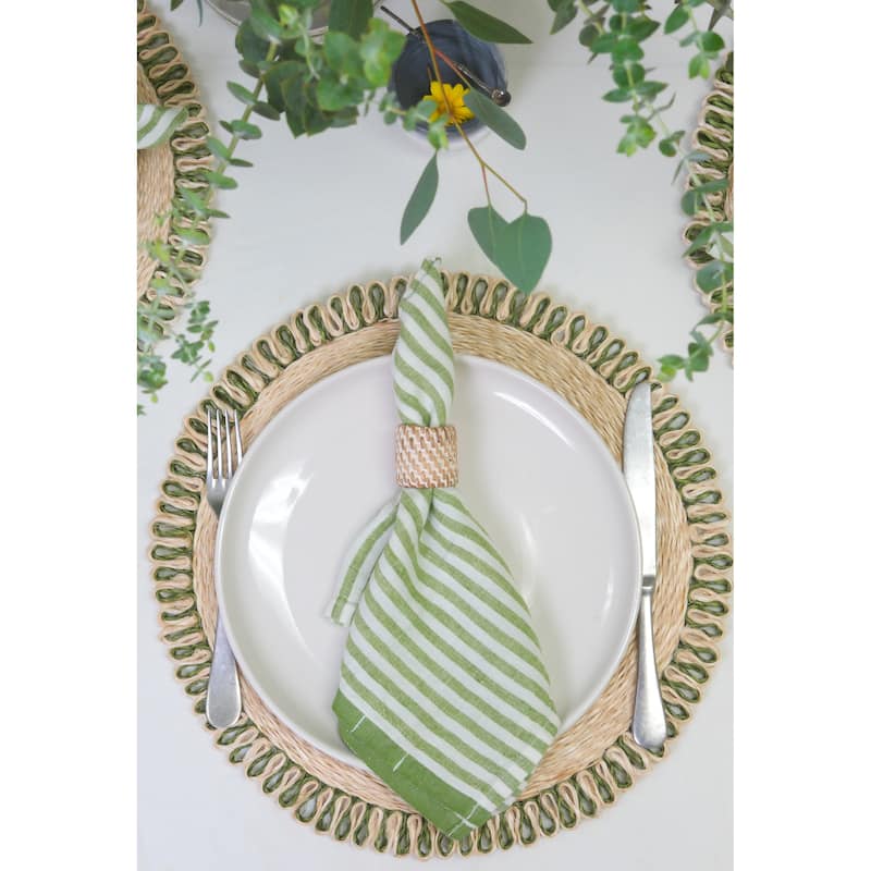 Caravan Ticking Stripe Napkins - Set of 4