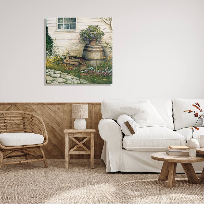Stupell Cottage Garden Path Canvas Wall Art Design by Michael Humphries