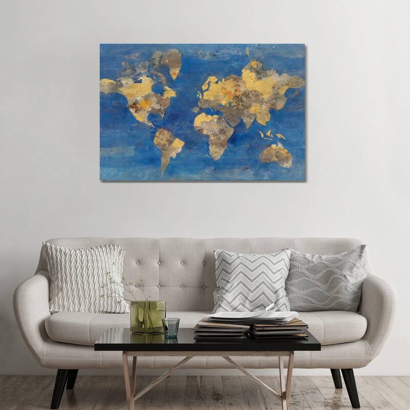 iCanvas "Golden World" by Albena Hristova Canvas Print - 32x48x1.5