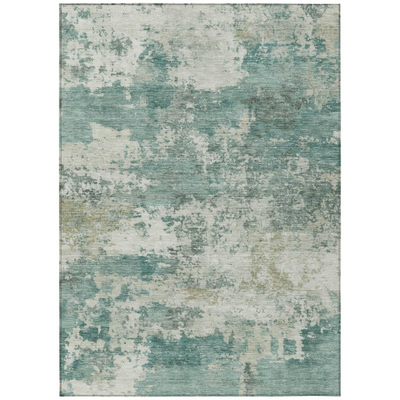 Machine Washable Indoor/ Outdoor Modern Jenna Chantille Rug
