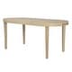 preview thumbnail 18 of 29, Christopher Knight Home - Solmere Outdoor Dining Table, Acacia Wood Frame with Slatted Oval Top & Non-Slip Foot Pads - 70.08" L
