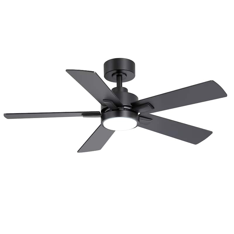 42/48/52/56/60/65-IN LED Ceiling Fan with Light Kit and Remote(5/6/7/8-Blade)