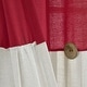 preview thumbnail 147 of 152, Lush Decor Linen Button Single Panel Window Curtain