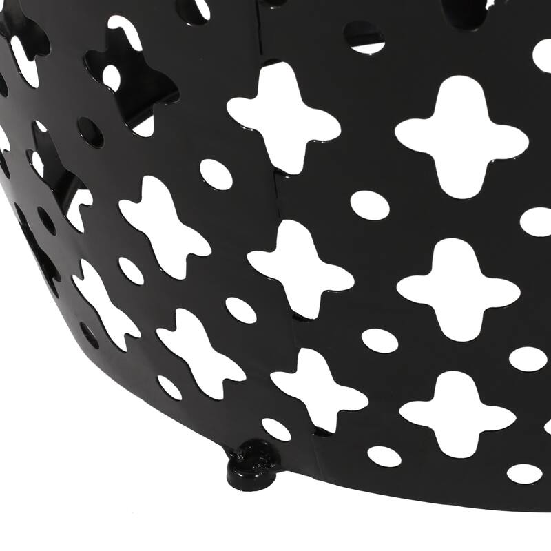Colcord Outdoor Metal Side Table by Christopher Knight Home