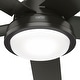 preview thumbnail 6 of 13, Hunter 52" Seawall Outdoor Ceiling Fan with LED Light Kit, Wall Control - Wet Rated!