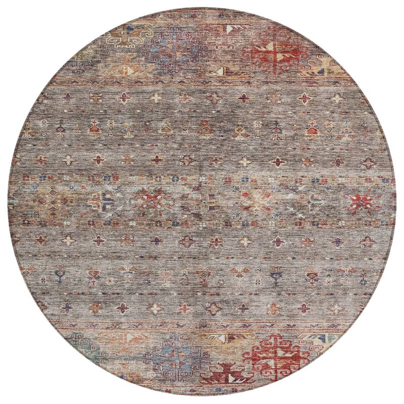 HomeRoots Floral Transitional Rectangle Outdoor Rug
