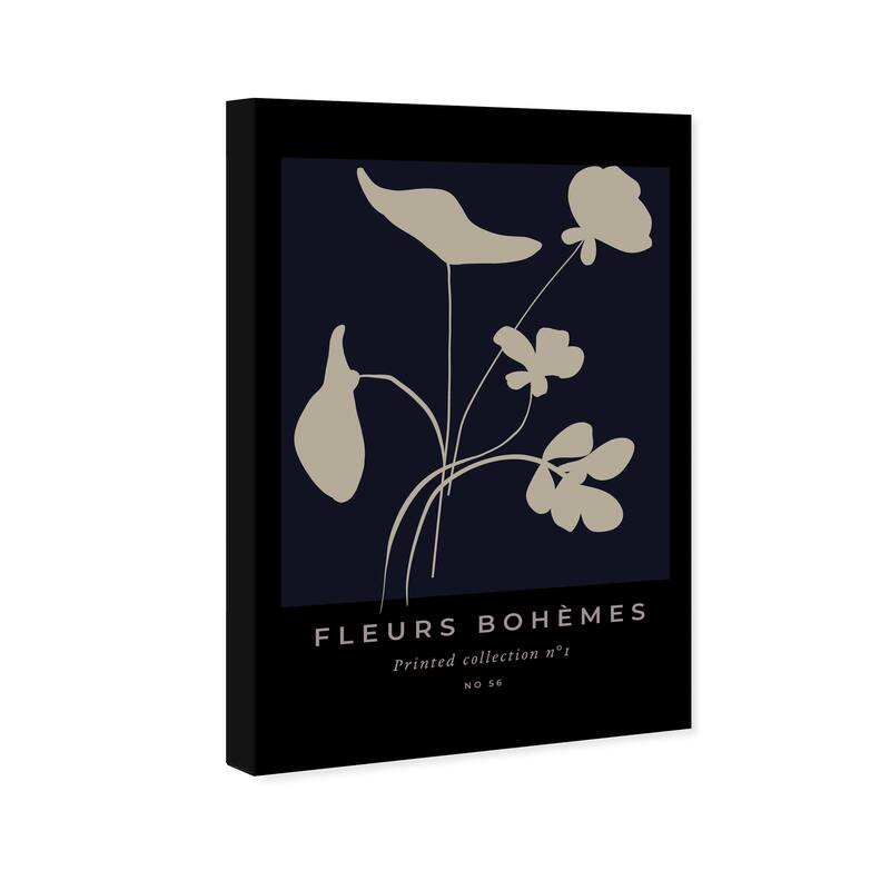 Wynwood Studio Canvas Floral and Botanical Fleurs Bohemes Main Poster Wall Art Canvas Print