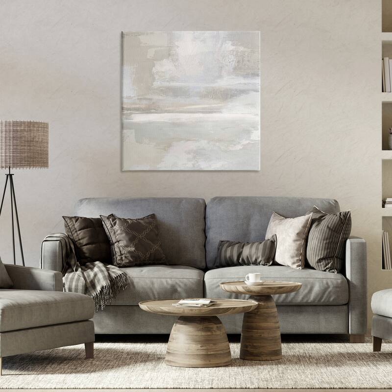 Stupell Contemporary Neutrals Abstract Canvas Wall Art Design By Rachel Springer