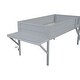 preview thumbnail 9 of 26, Twin/Full Size Wood Gaming Loft Bed with Desk and LED,Grey