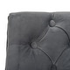 preview thumbnail 6 of 5, SAFAVIEH Soho Tufted Velvet Swivel Desk Chair - 25.2" x 27.2" x 33.9"