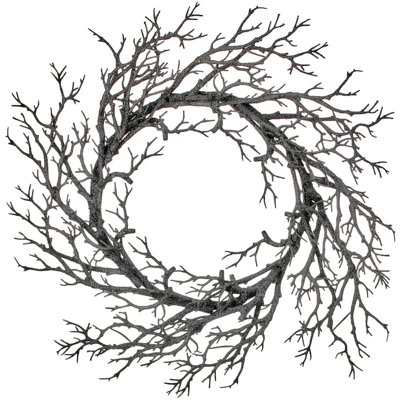 28" Haunted Branch Wreath