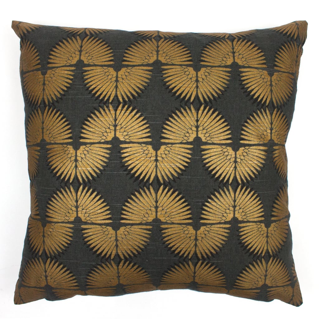 Jiti Indoor Eclectic Glam Bold Wavy Patterned Decorative Accent Cotton Square Throw Pillows 20 x 20