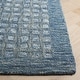 preview thumbnail 9 of 18, SAFAVIEH Hand-Tufted Abstract Gerolda Modern & Contemporary Wool Rug 3' x 5' - Blue - Rectangle