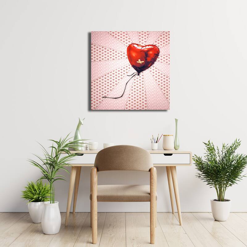 Matashi 5D Multi-Dimensional Wall Art - Custom Made Balloon Heart Wall Art Print