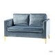 preview thumbnail 51 of 71, Clos 51'' Modern Upholstered Sofa with Golden Legs by HULALA HOME