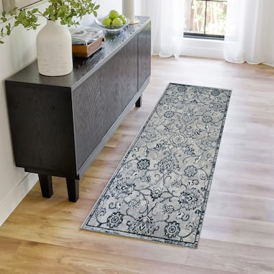 Gertmenian Flora Transitional Casual Modern Soft High-Low Polypropylene Polyester Indoor Area Rug Collection