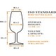 preview thumbnail 2 of 1, Final Touch ISO Wine Tasting Crystal Glasses Set of 6 - 7.27 Oz
