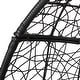preview thumbnail 6 of 16, Mabel Wicker Hanging Chair by Christopher Knight Home