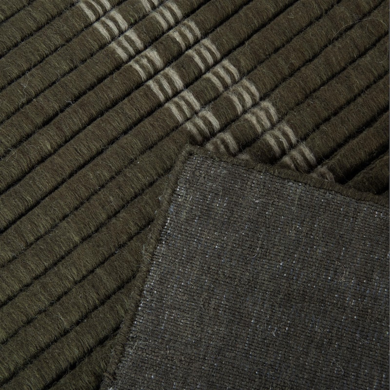 Alora Decor Klaus Stripe Wool Area Rug