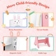 preview thumbnail 11 of 18, Costway Kids Vanity Set Princess Makeup Dressing Table and Chair Set - See Details