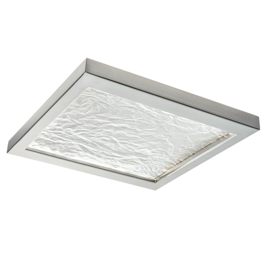 For-Square LED Flush Mount Light - Satin Brass