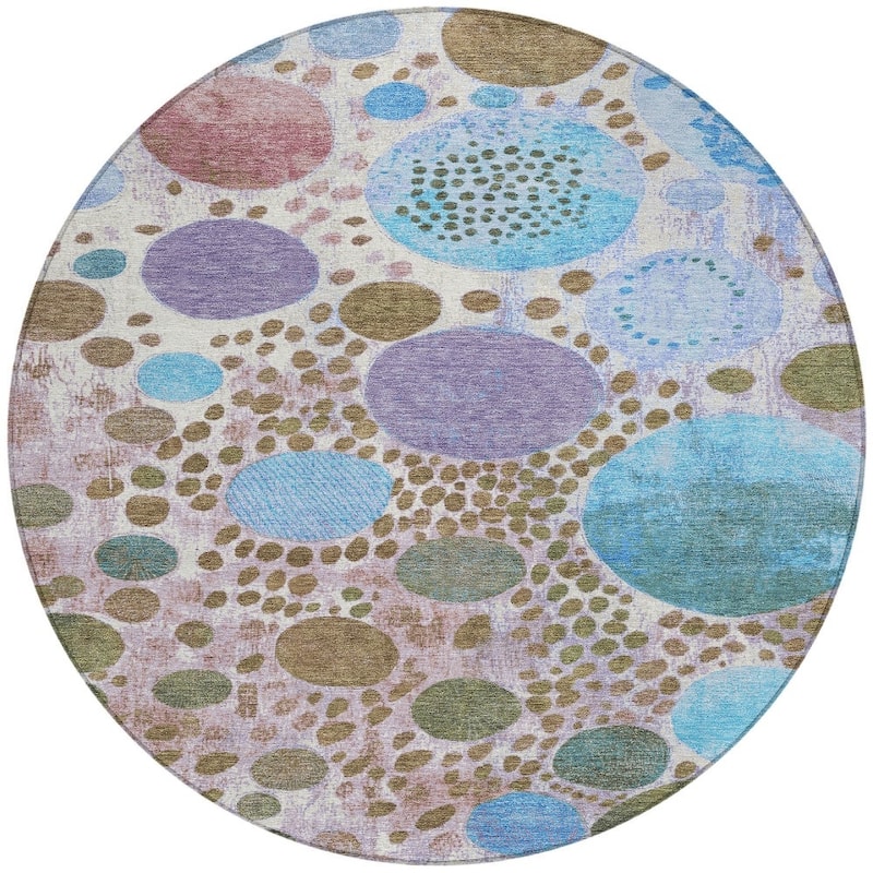 HomeRoots Geometric Transitional Rectangle Outdoor Rug