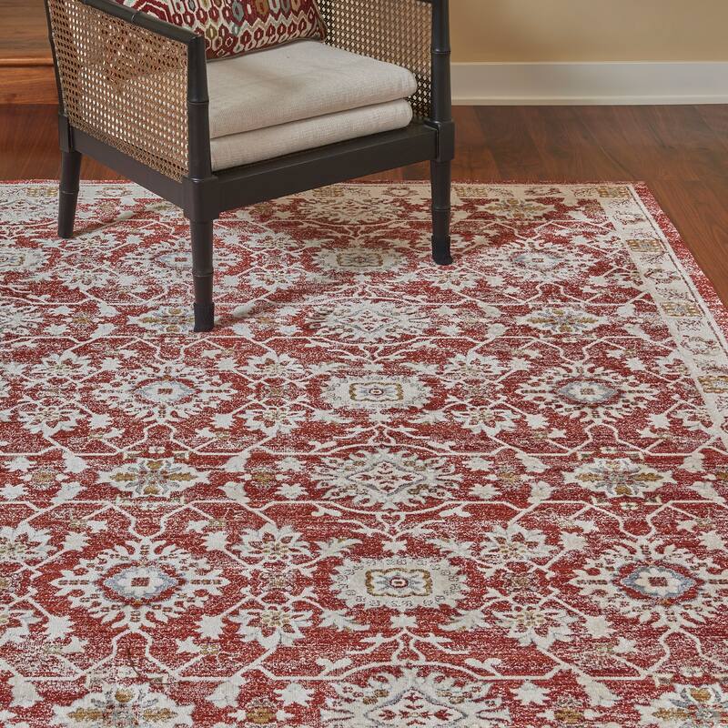 Gertmenian Hurston 3PC Traditional Medallion Area Rug Set, 2x7, 5x7, and 8x10 - 3PC Set
