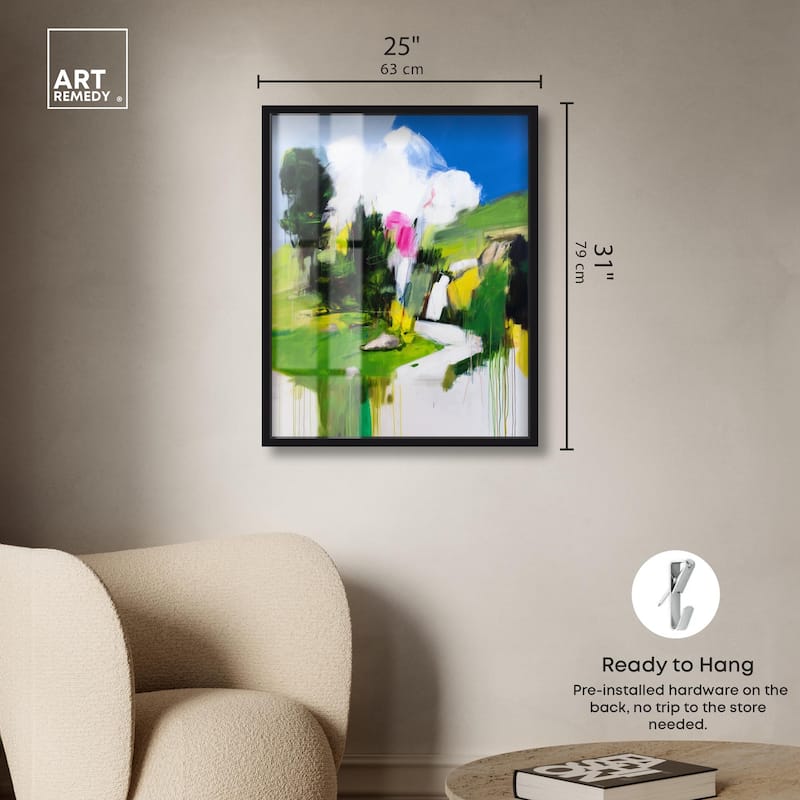 Swiss Fields Shadowbox by Art Remedy