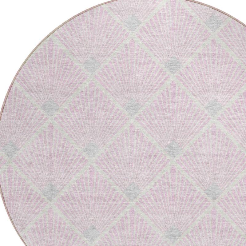 HomeRoots Geometric Transitional Rectangle Outdoor Rug