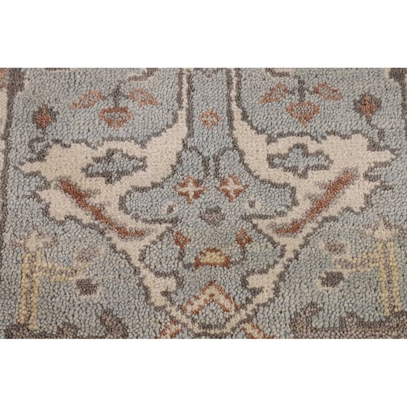 Oushak Oriental Runner Rug Handmade Wool Carpet - 2'8"x 8'0"