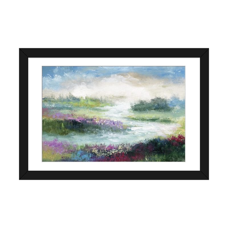iCanvas "Pastoral Meadow" by Nan - Black - 24x32x1