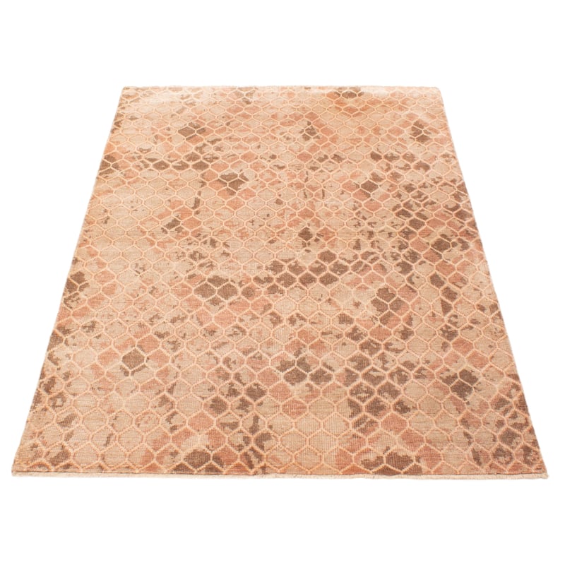 ECARPETGALLERY Hand-knotted Tangier Dark Copper Wool Rug - 5'2 x 7'8