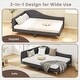 preview thumbnail 7 of 5, Rivet-Tufted Platform Bed with Metal Legs and Wood Slats-Full Size