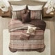 preview thumbnail 10 of 13, Madison Park Princeton 7 Piece Jacquard Comforter Set