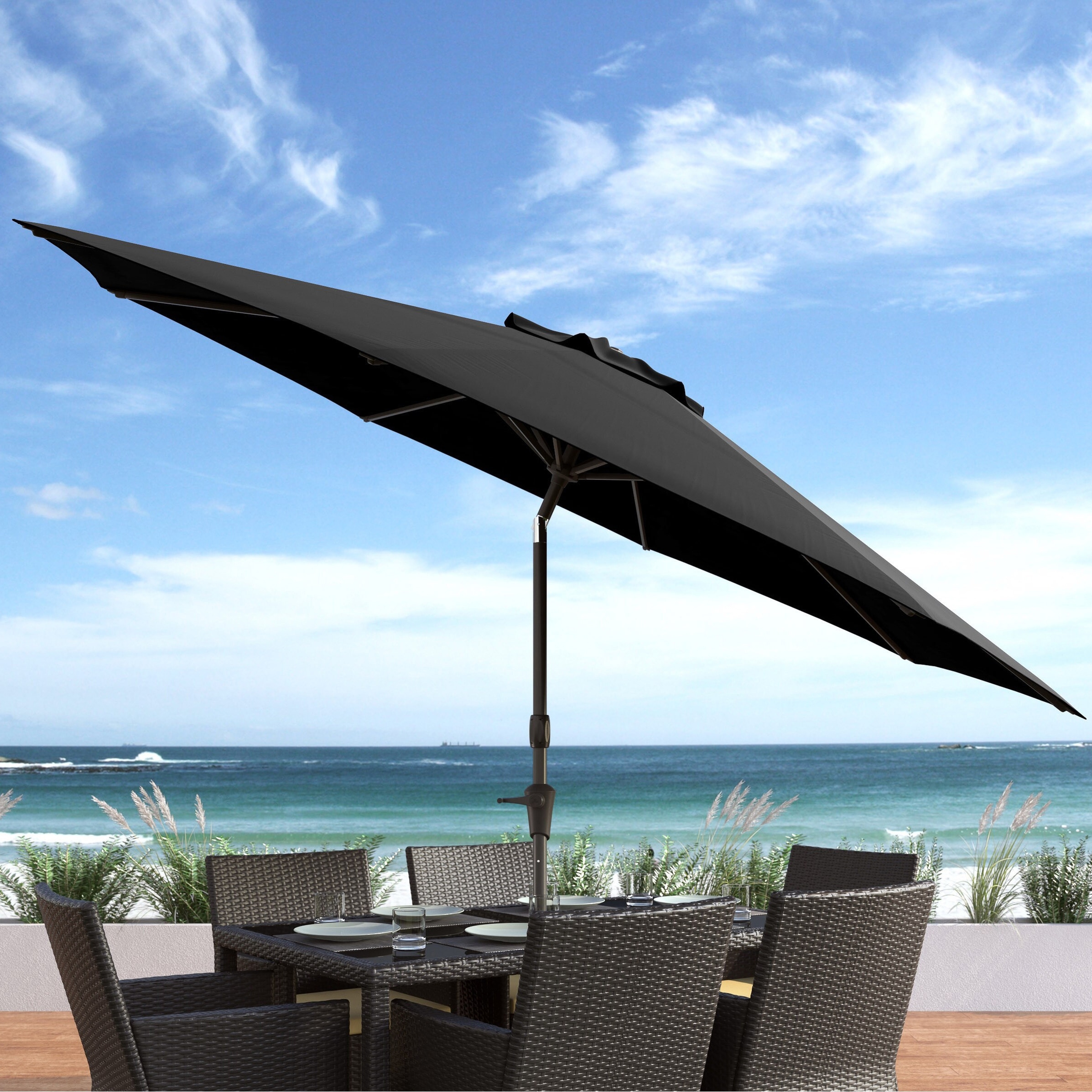 Wind resistant patio hotsell shade