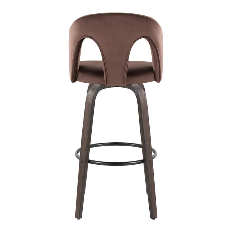 Ava Upholstered 30" Fixed-Height Counter Stool - Set of 2
