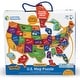 preview thumbnail 2 of 2, Learning Resources Magnetic U.S. Map Puzzle