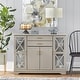preview thumbnail 2 of 17, Simple Living Kendall Modern Farmhouse Buffet/Sideboard Taupe