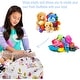 preview thumbnail 132 of 187, Kids Bean Bag Chair Cover Stuffed Animal Storage or Toy Organizer 27 Inch Medium - Canvas Jungle White