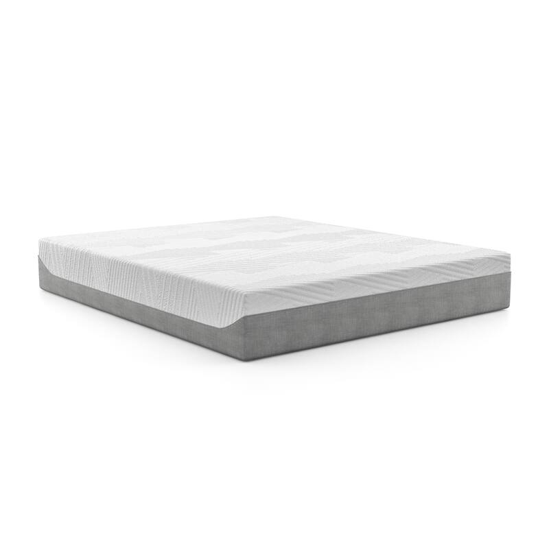 Tellura TENCEL™ Fiber Contemporary White 12inch Memory Foam Mattress