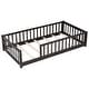 preview thumbnail 28 of 55, Floor Platform Bed with Fence without Door