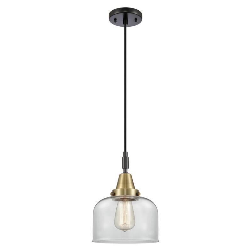 Innovations Lighting 447-1P-G72 Bell 8" Wide Mini Pendant with Clear