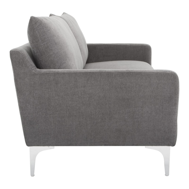 Aurelle Home Paul Modern Round Arm Sofa