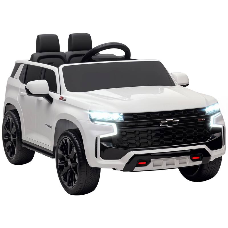 Aosom Chevrolet TAHOE Licensed Kids Ride on Car, 12V Battery Powered Kids Electric Car with Remote Control