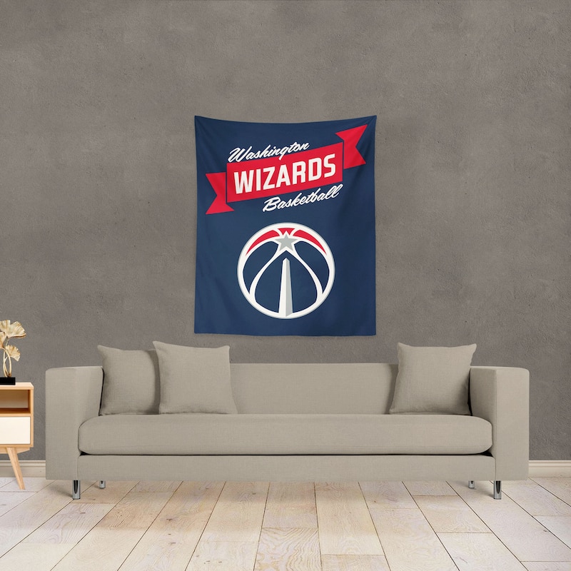 NBA Premium Wizards Printed Wall Hanging - 34"x40"