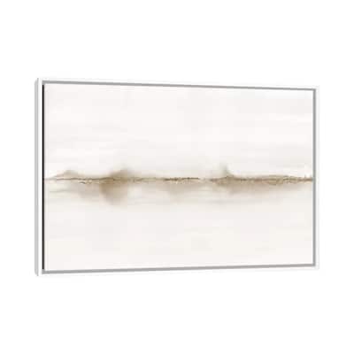 iCanvas "Watercolor Landscape Vii - Shades Of Sepia" by Nouveau Prints Framed Canvas Print