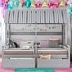 preview thumbnail 1 of 11, Modern 2 Side by Side Twin Size House Platform Beds with Two Drawers for Bedroom Grey