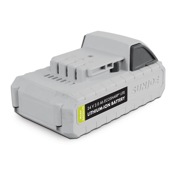 Shop Sun Joe Ibat24 Lte 24 Volt 2 0 Ah Lithium Ion Battery Overstock 20293586