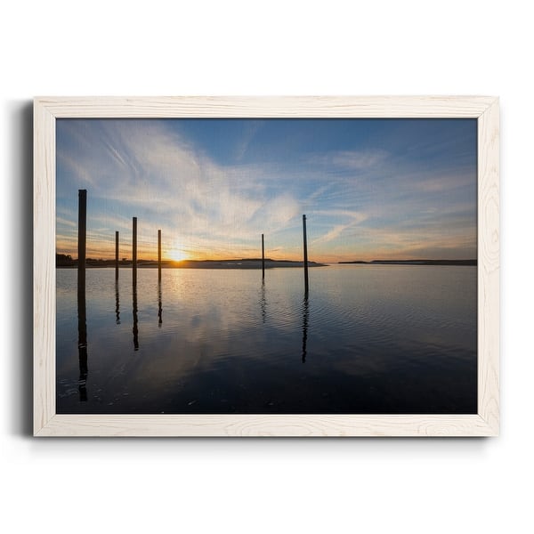 slide 2 of 70, Bay at Sunset-Premium Framed Canvas - Ready to Hang 17X20 - White