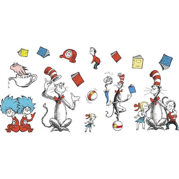 Shop Eureka The Cat In The Hat Bulletin Board Set 15 Pieces Overstock 16729055